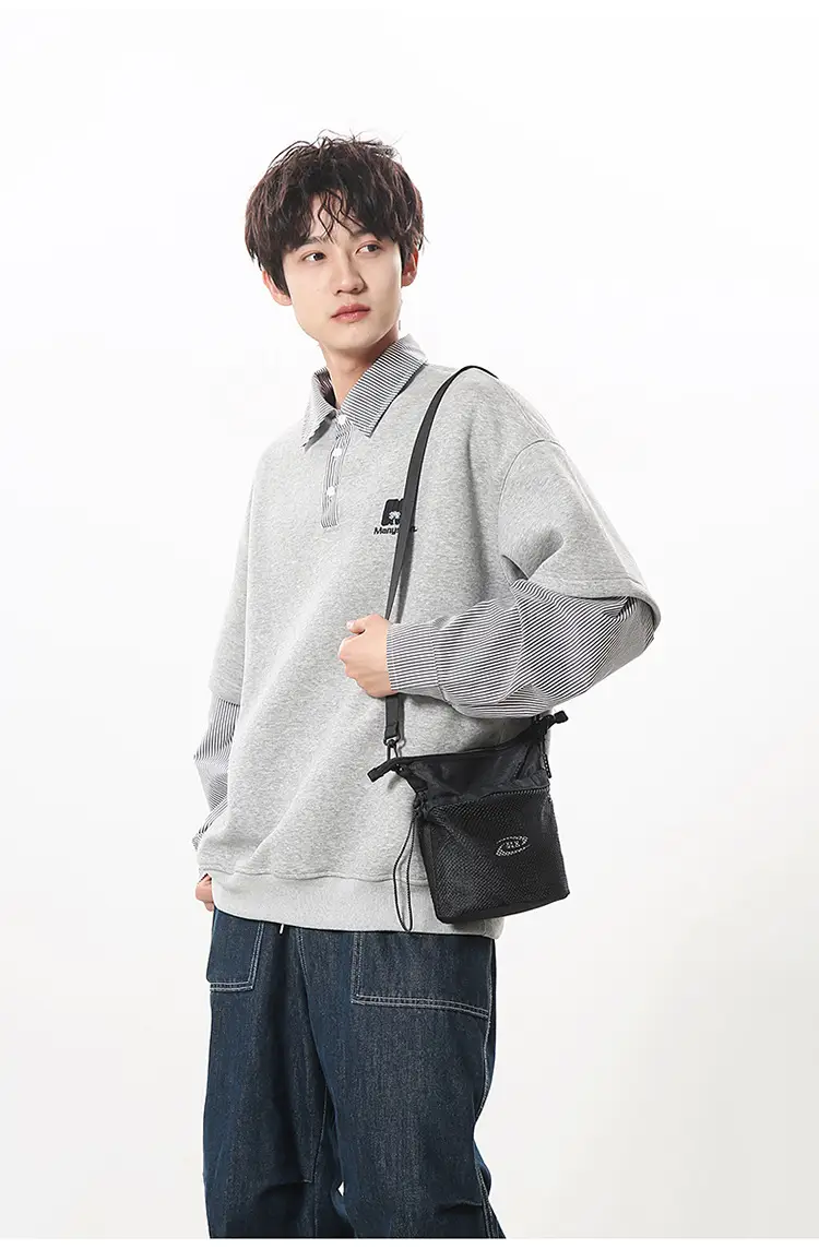 Men's Lightweight Crossbody Bag with Mesh Pocket 2025 — feature 23