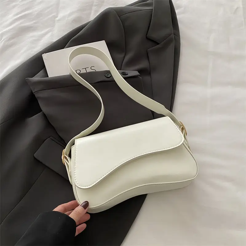 White Square Crossbody Bag for Women 2025 - Image 2