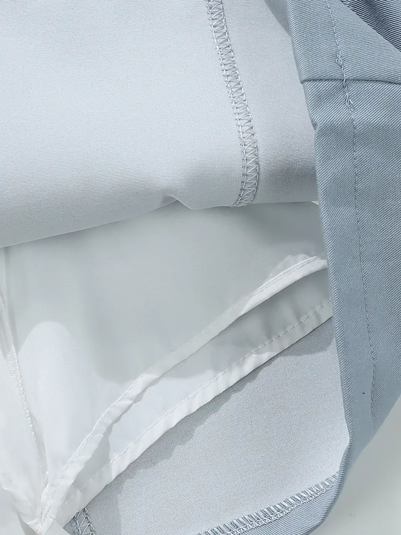 Women's Light Blue High Waist Belted Skirt 2025 - Image 7
