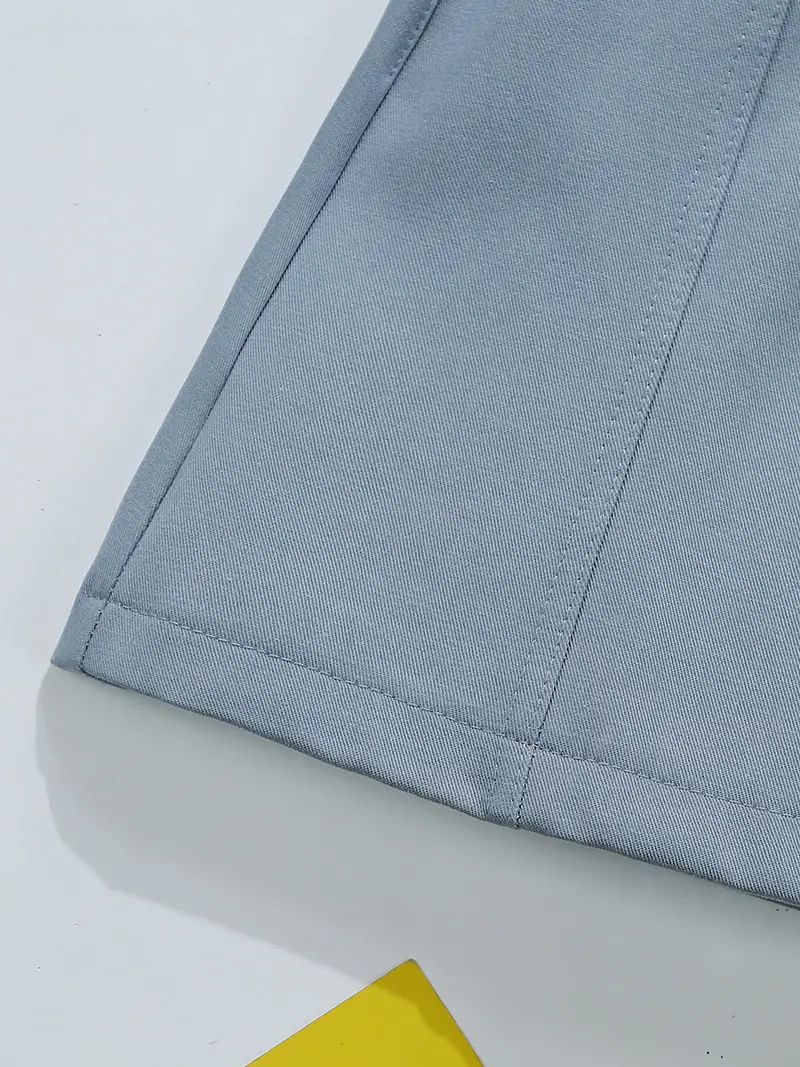 Women's Light Blue High Waist Belted Skirt 2025 — feature 10