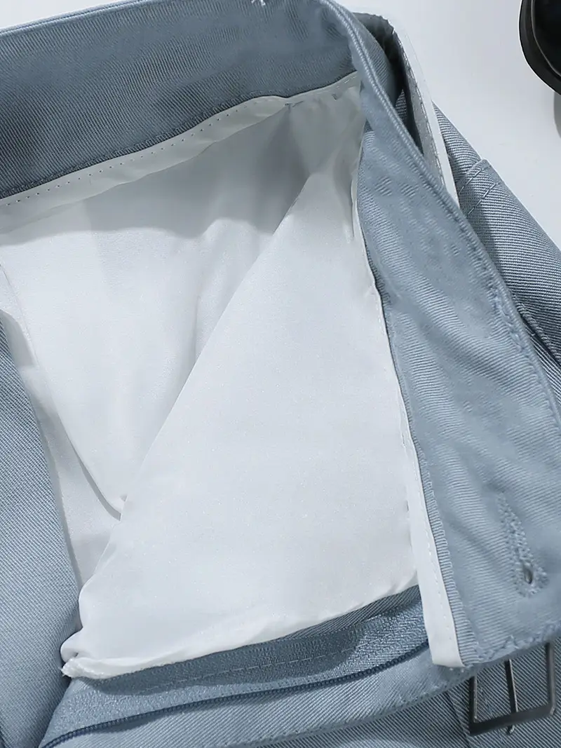 Women's Light Blue High Waist Belted Skirt 2025 — feature 6