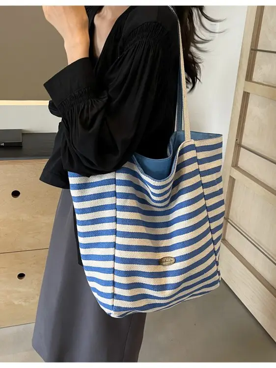Cross-Border Striped Women's Shoulder Bag - Image 8