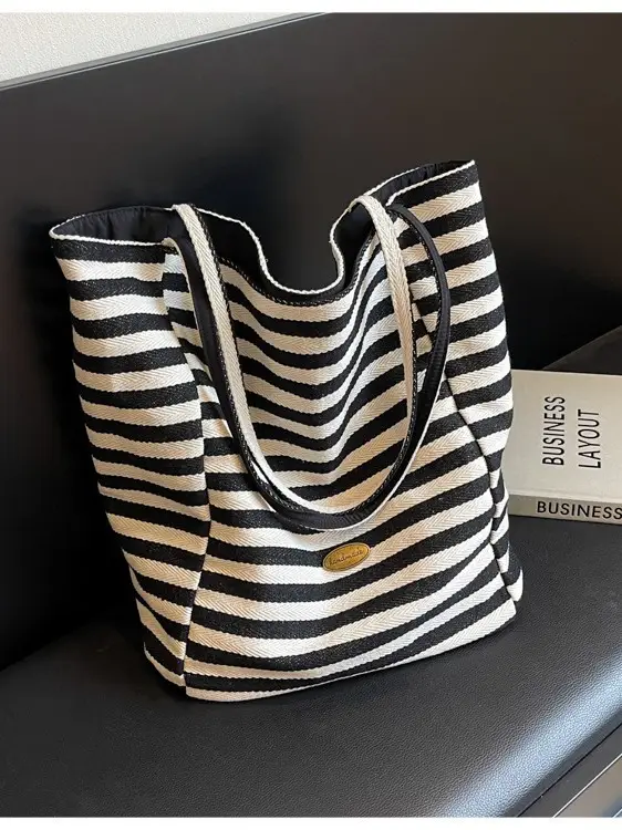 Cross-Border Striped Women's Shoulder Bag - Image 9