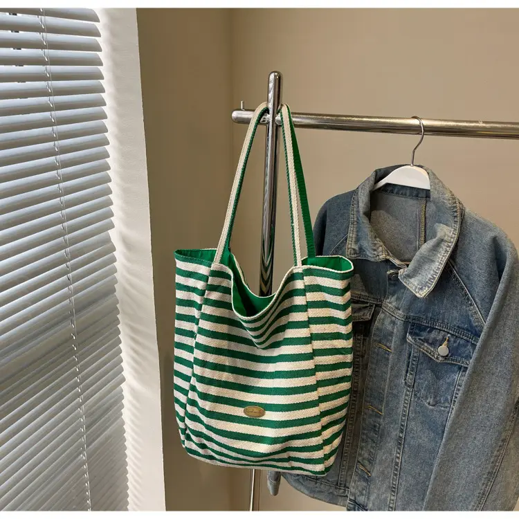 Cross-Border Striped Women's Shoulder Bag — feature 50