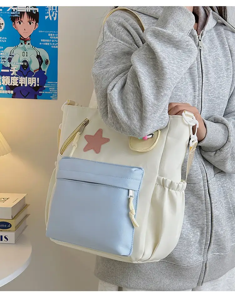 Sweet Student Tutoring Bag with Contrast Colors — feature 10