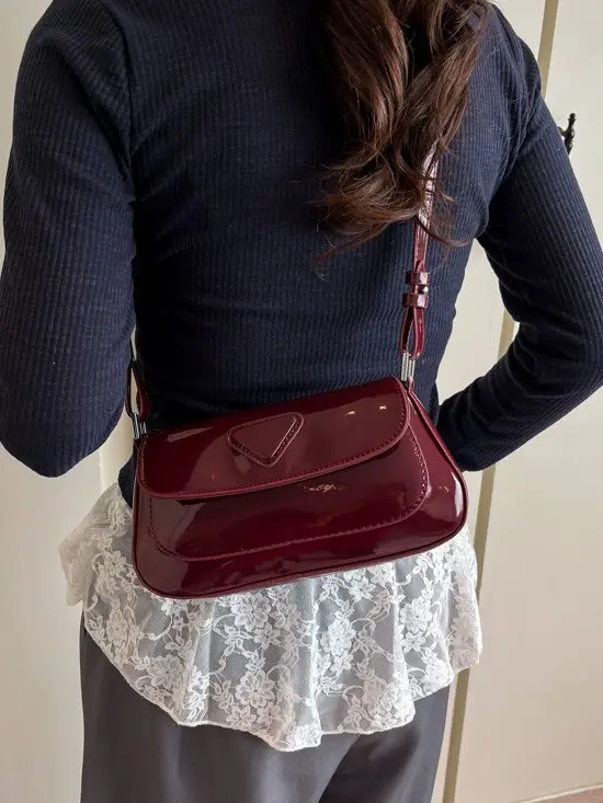 Women's White Leather Crossbody Bag 2025 Fashion Commuter - Image 6
