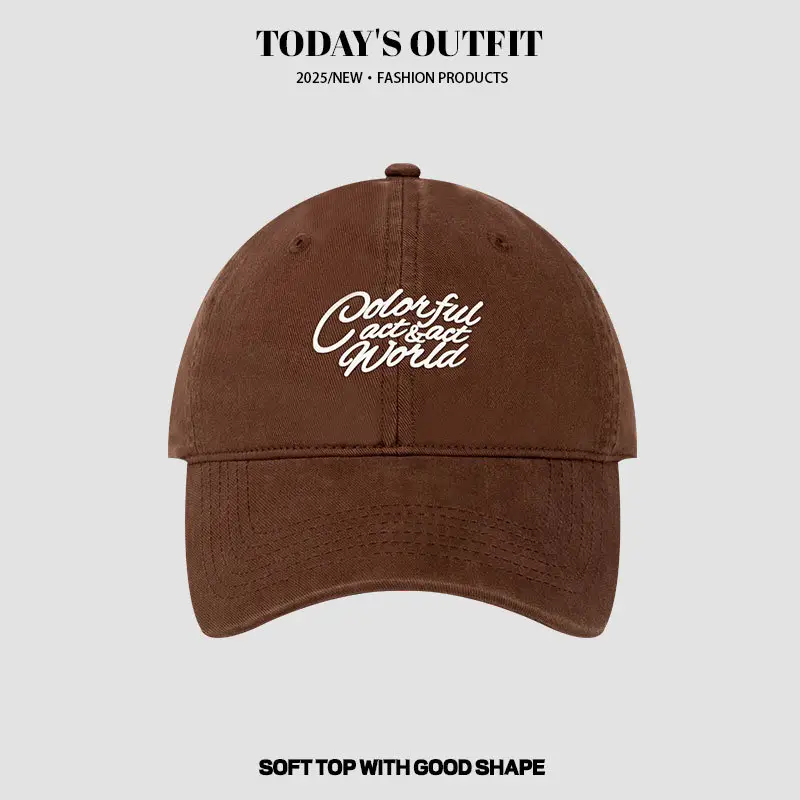 New Large Soft Top Baseball Cap Women Summer Letter - Image 3