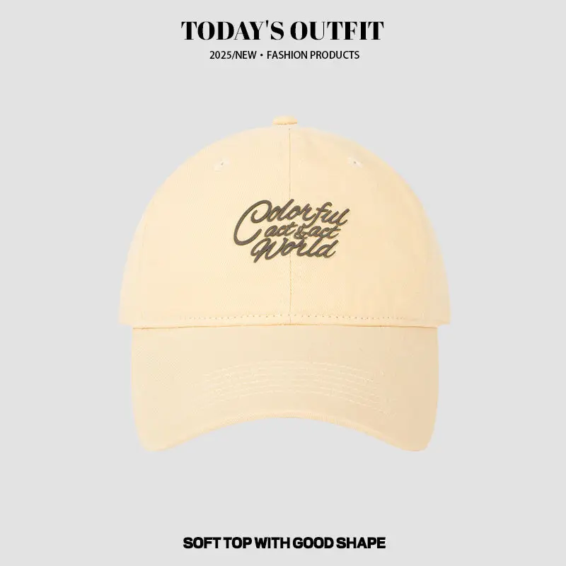 New Large Soft Top Baseball Cap Women Summer Letter - Image 4