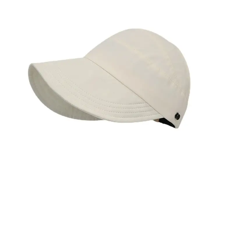 2025 Summer Large Brim Sun Hat White UV50+ - Image 8