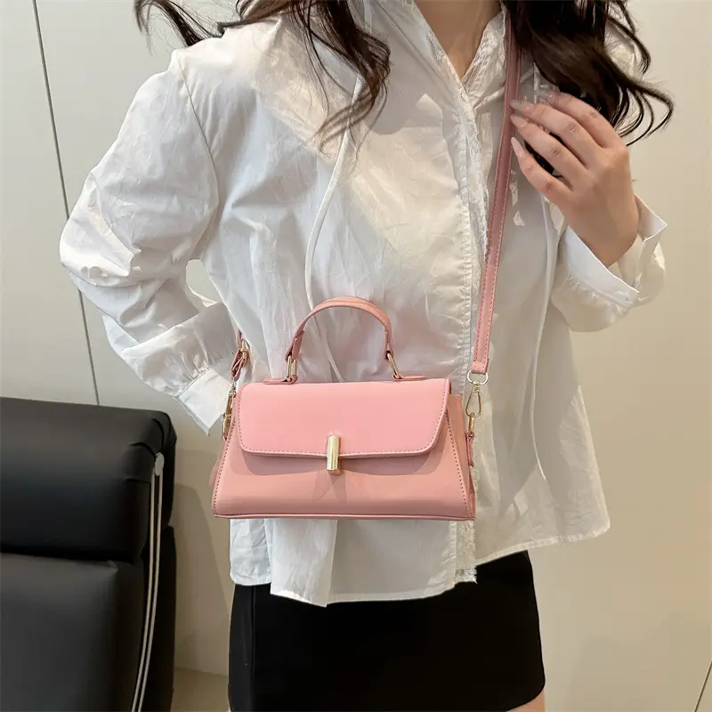 Women's Beige Leather Crossbody Bag 2025 Summer - Image 7
