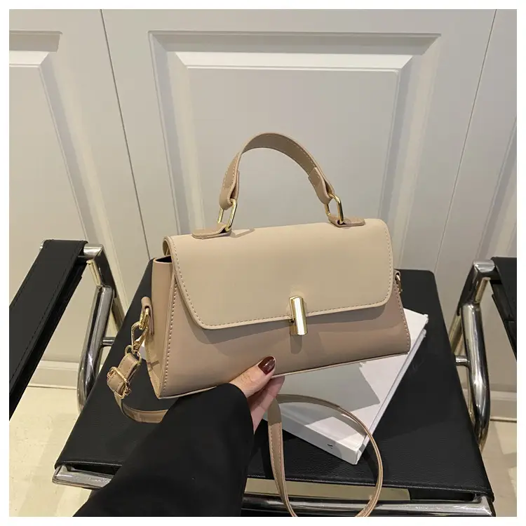 Women's Beige Leather Crossbody Bag 2025 Summer — feature 22