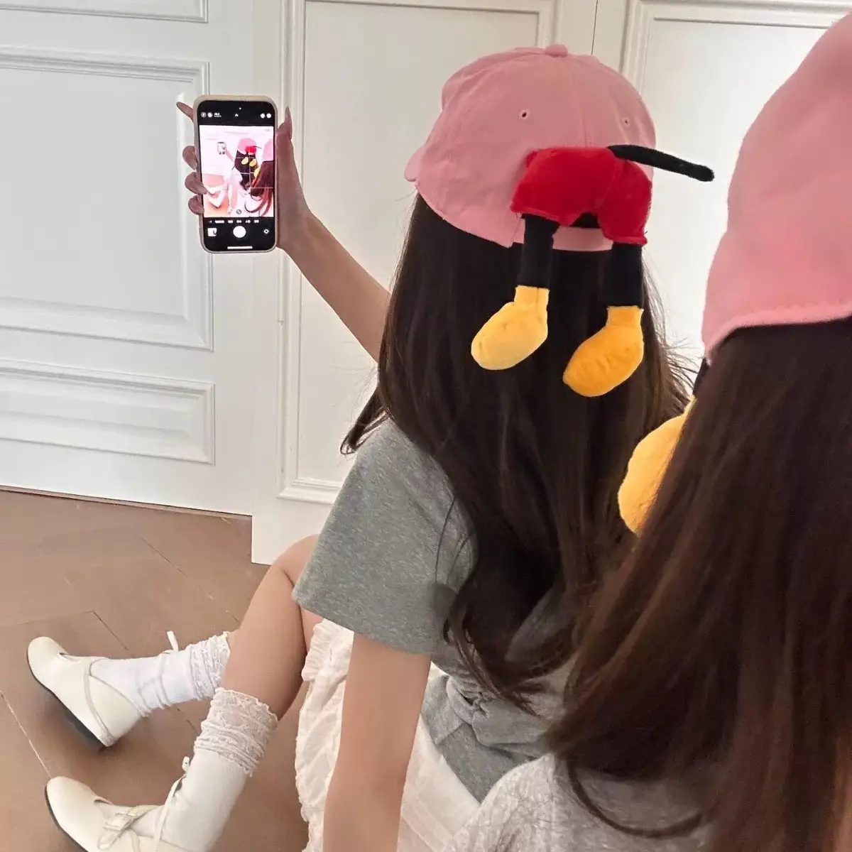 Mickey Butt Baseball Cap with Sunshade Hat for Women - Image 7