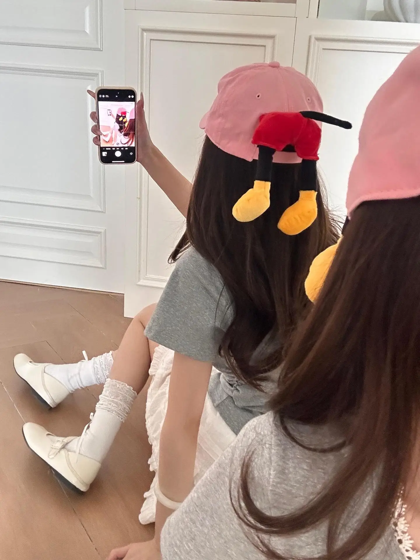 Mickey Butt Baseball Cap with Sunshade Hat for Women — feature 3