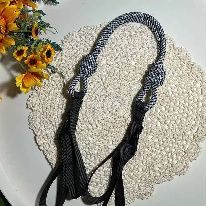 Women Embroidered Crossbody Bag with Ballchain Design - Image 11