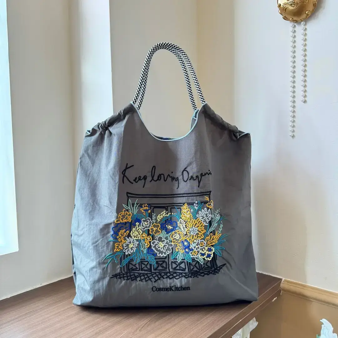 Women Embroidered Crossbody Bag with Ballchain Design - Image 125