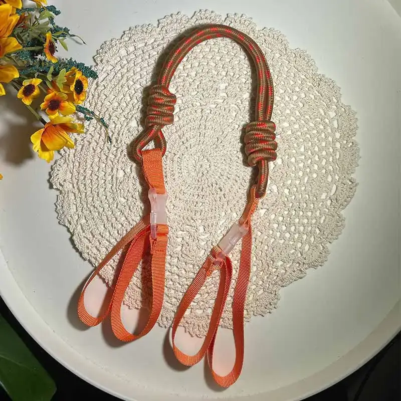 Women Embroidered Crossbody Bag with Ballchain Design - Image 12