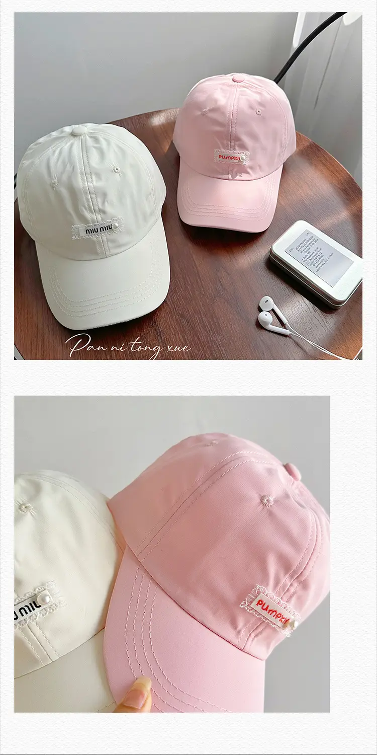 Green Korean Style Baseball Cap for Kids Summer — feature 27