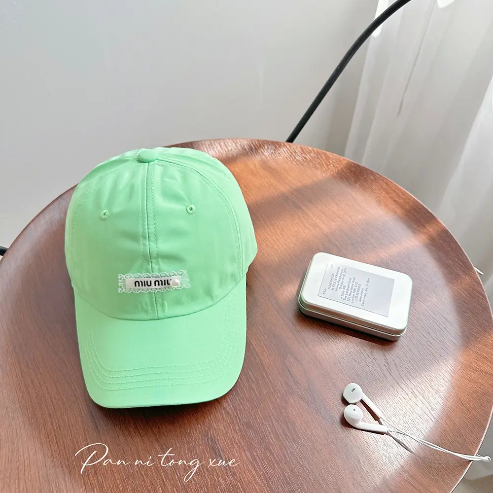 Green Korean Style Baseball Cap for Kids Summer - Image 6