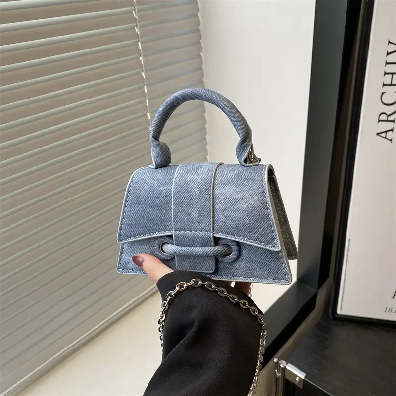 Blue Denim Crossbody Handbag for Women 2025 - Image 5