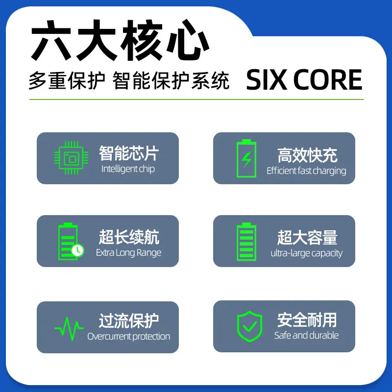 Suitable for Apple 6S Mobile Phone Battery 7/8P/X/11Pro/12/13/14/15Iphone15 Large Capacity — feature 5