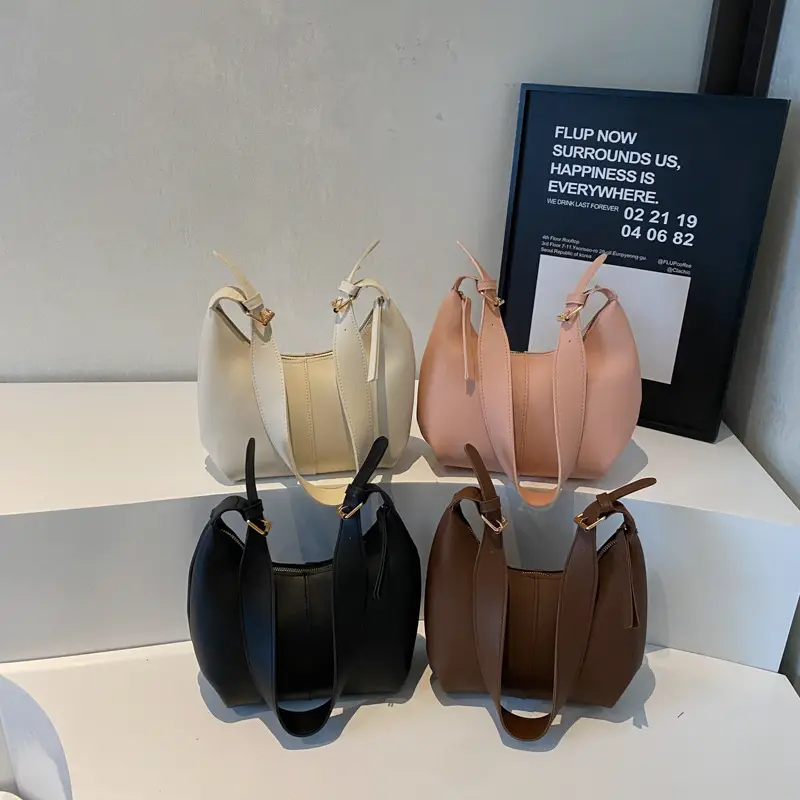 Women's Pink PU Shoulder Bag 2025 Spring Summer - Image 6