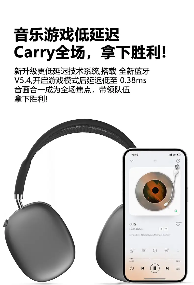 True Wireless Bluetooth Headset with Red & Rose Gold Finish — feature 6