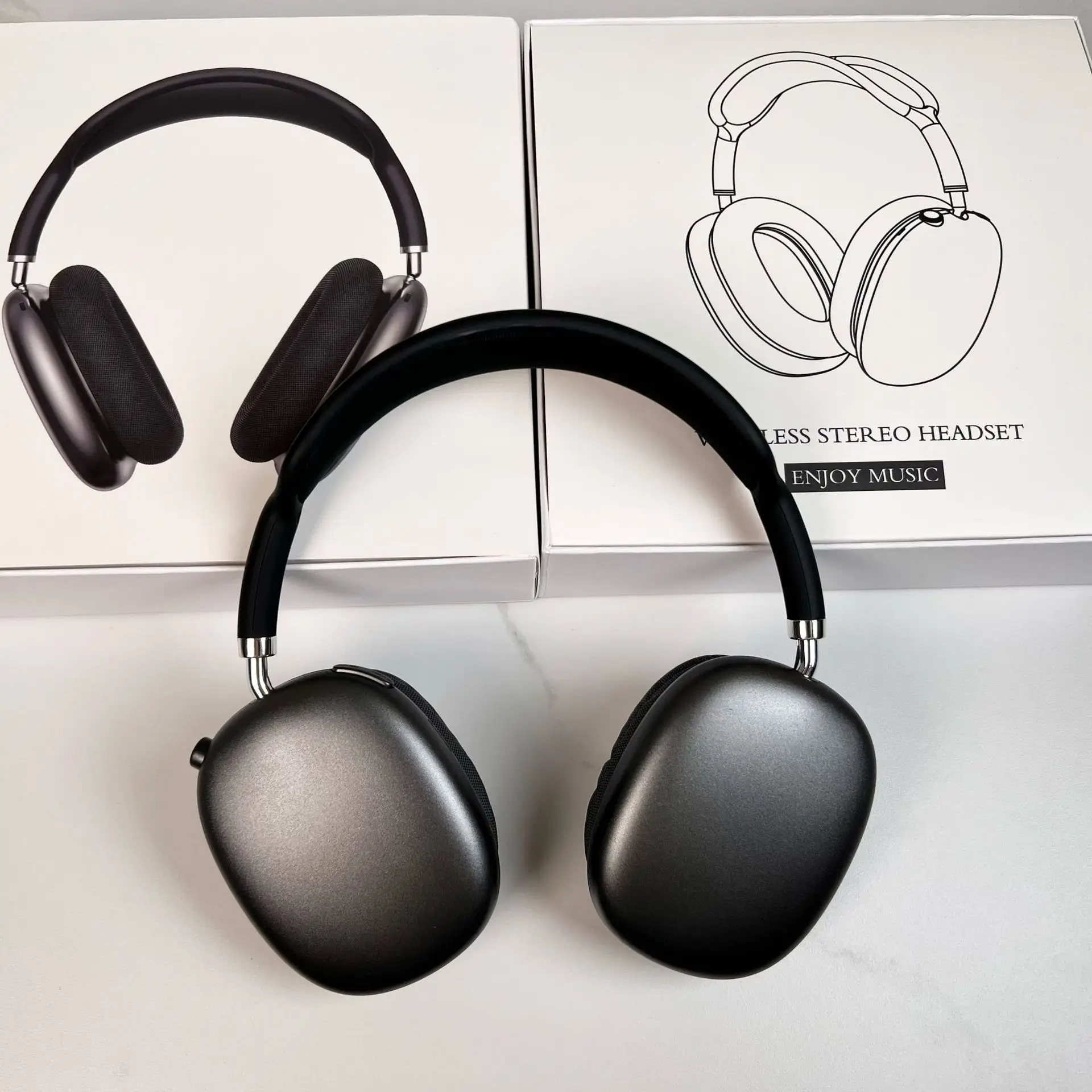 True Wireless Bluetooth Headset with Red & Rose Gold Finish