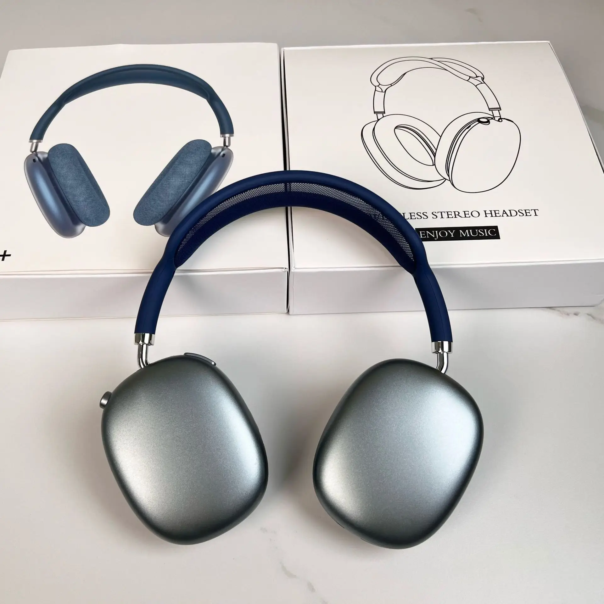 True Wireless Bluetooth Headset with Red & Rose Gold Finish