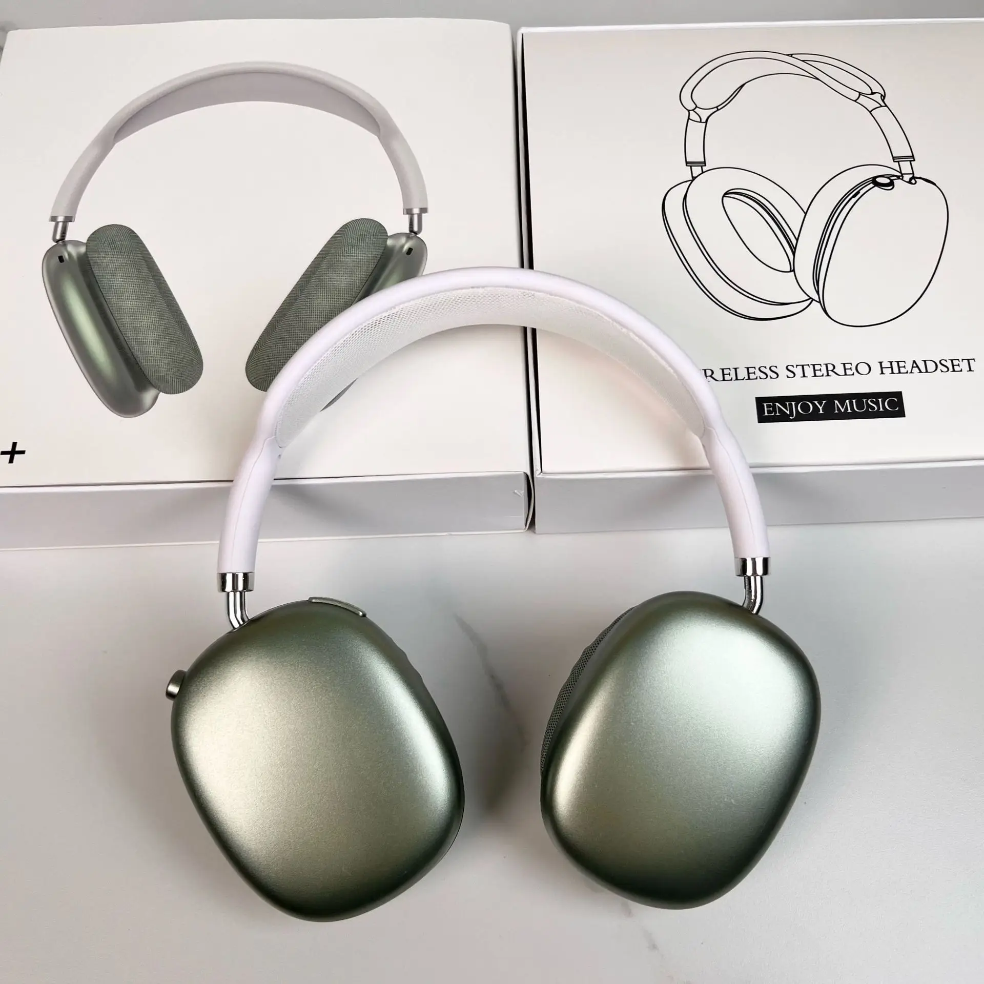 True Wireless Bluetooth Headset with Red & Rose Gold Finish