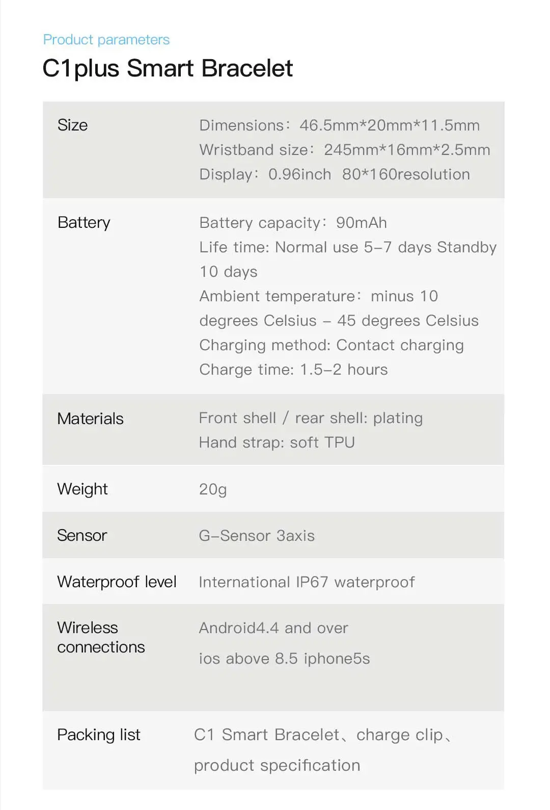Smart Fitness Bracelet with Bluetooth & Heart Rate Tracking — feature 12