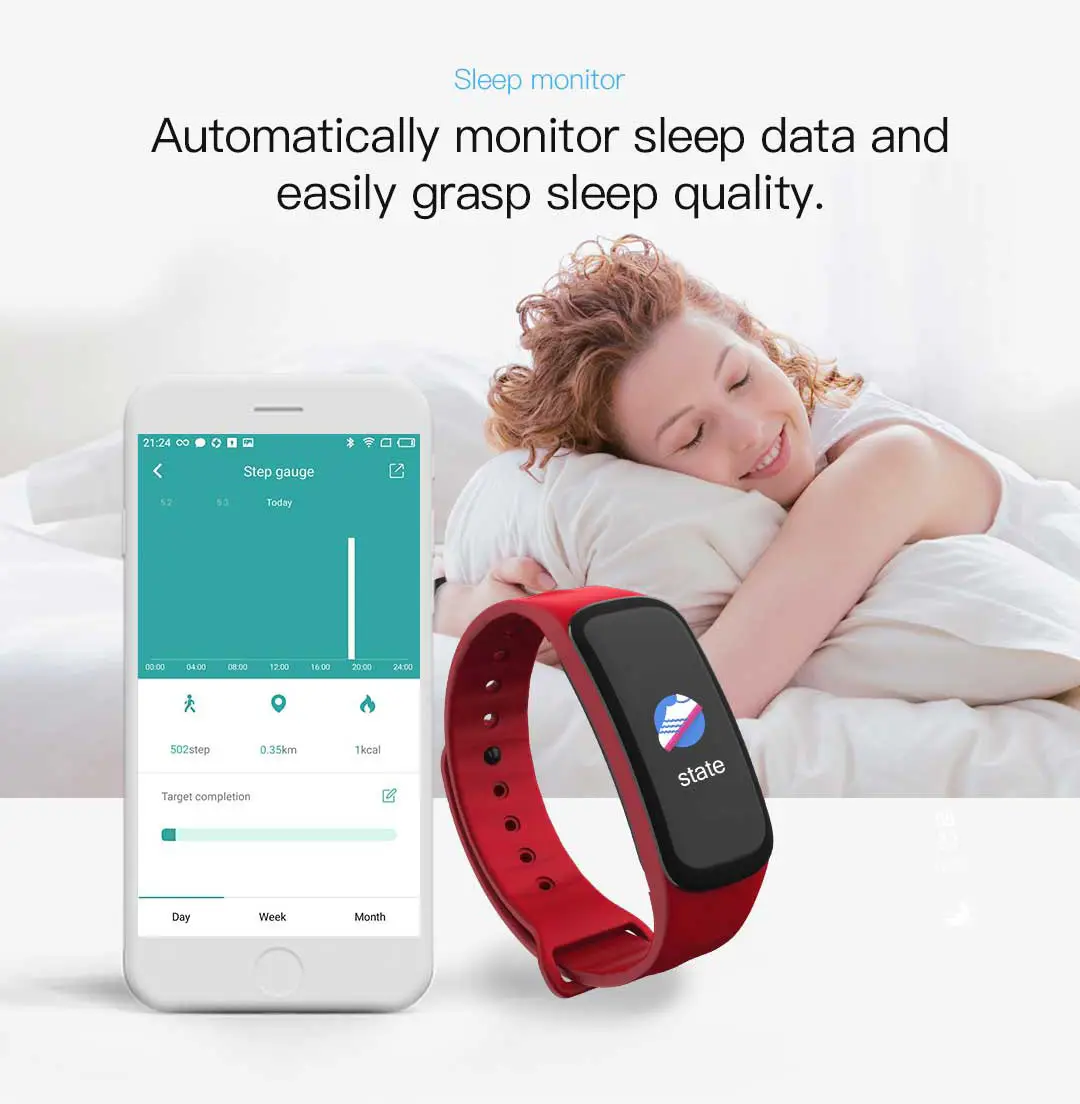 Smart Fitness Bracelet with Bluetooth & Heart Rate Tracking — feature 8
