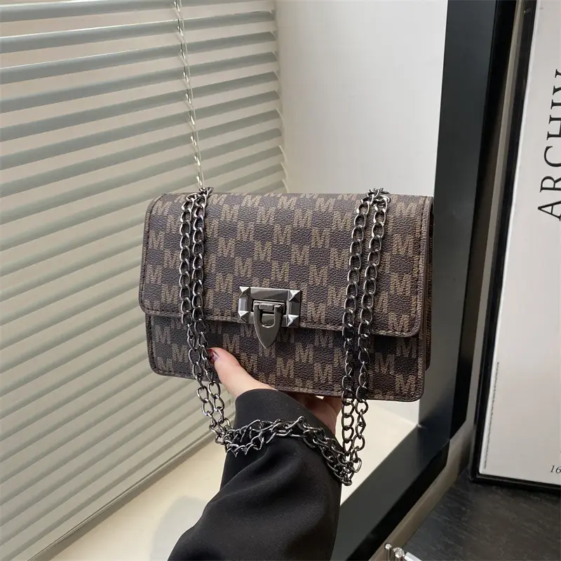 Retro Textured Square Bag for Women 2025 Spring - Image 5