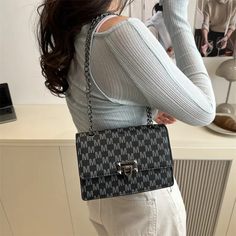 Retro Textured Square Bag for Women 2025 Spring - Image 6