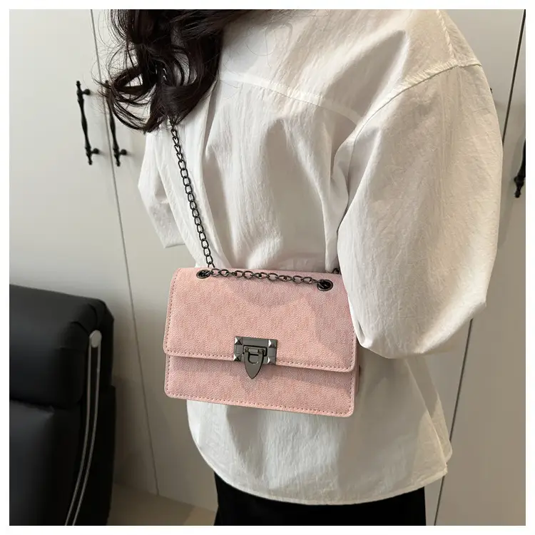 Retro Textured Square Bag for Women 2025 Spring — feature 12