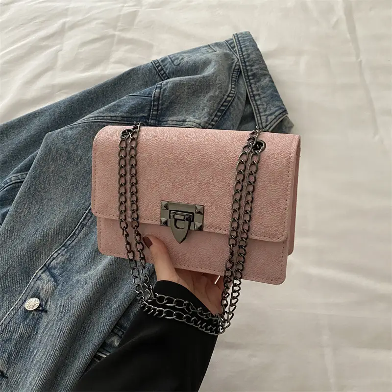 Retro Textured Square Bag for Women 2025 Spring - Image 2