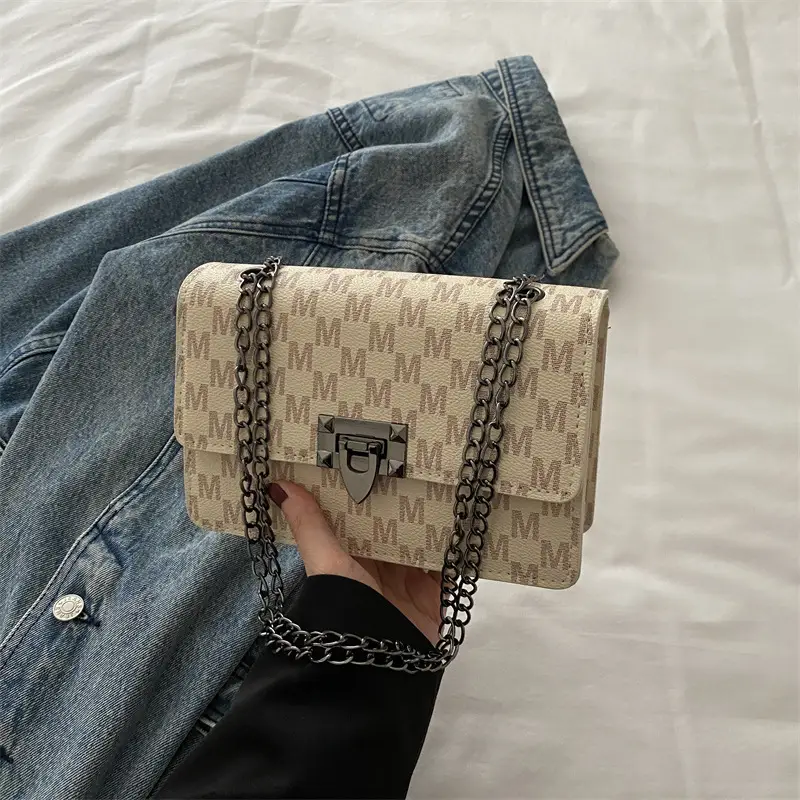 Retro Textured Square Bag for Women 2025 Spring - Image 3
