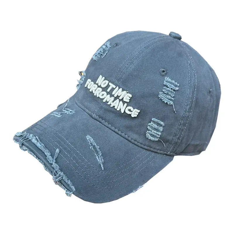 New Hole Washed Baseball Cap Women Three-Dim Letter Embroidered - Image 11