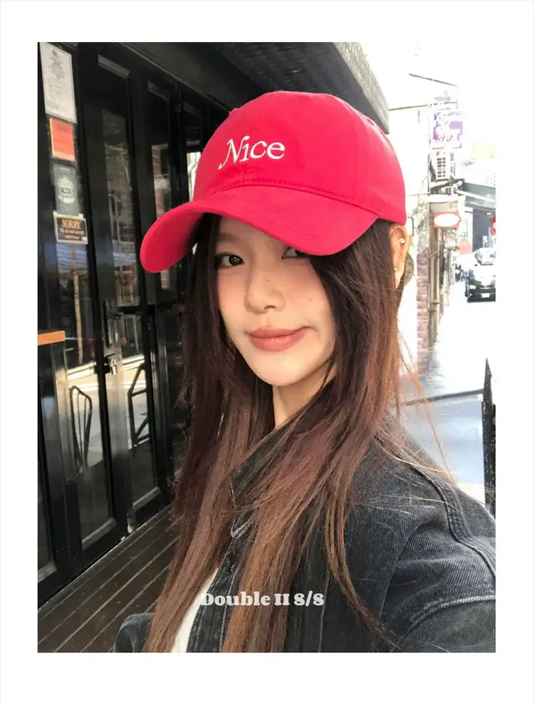 Women's Embroidered Baseball Cap with "Mice" Name — feature 1