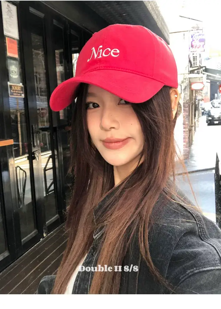 Women's Embroidered Baseball Cap with "Mice" Name — feature 2