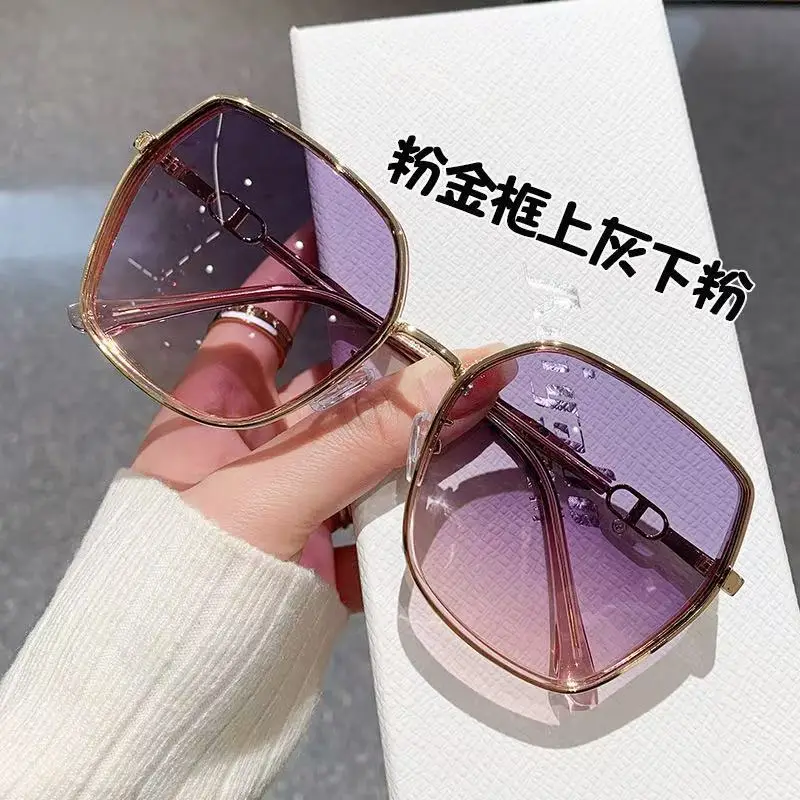 Women's Side Glitter Sunglasses Anti-UV Light Luxury Fashion - Image 3