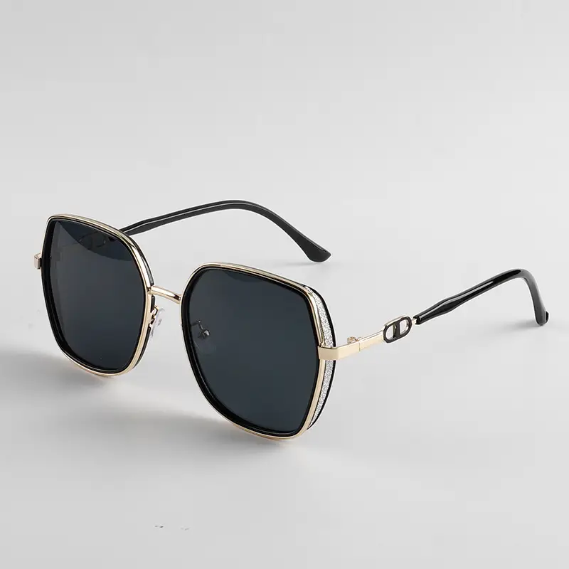 Women's Side Glitter Sunglasses Anti-UV Light Luxury Fashion - Image 4
