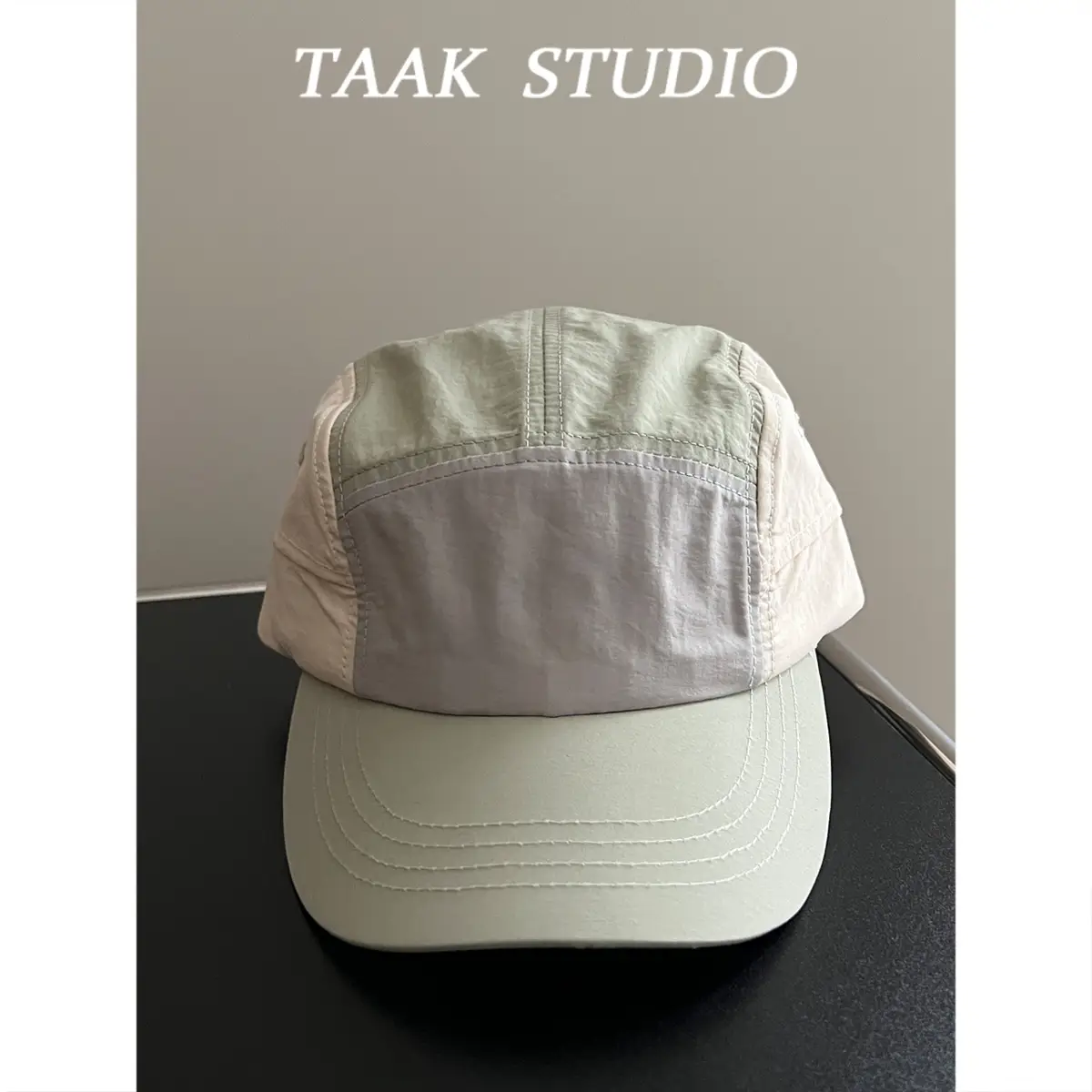 Takah Studio Beige Brown Mesh Cap for Kids Spring Summer - Image 5