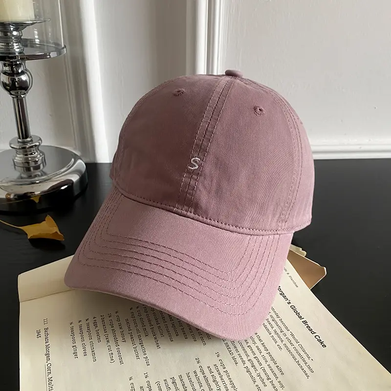 Women Korean Style Grey Baseball Cap 2025 - Image 5