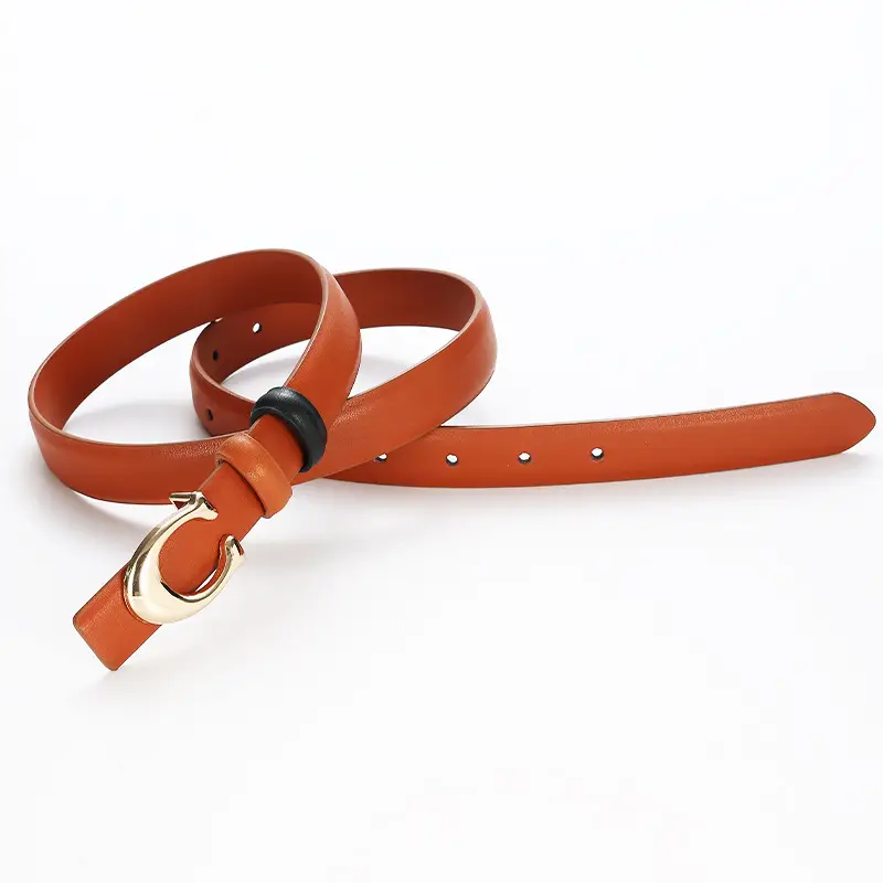 Korean Style Belt Women's Fashionable All-match Decorative Thin Belt Ins-style Simple Black Casual Jeans Trendy Belt - Image 13