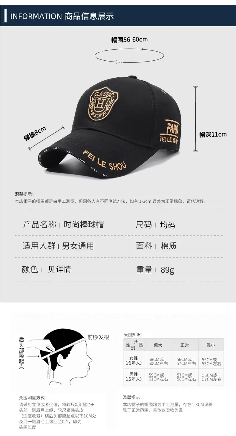 Men's Navy Blue Classic Emblem Baseball Cap — feature 6