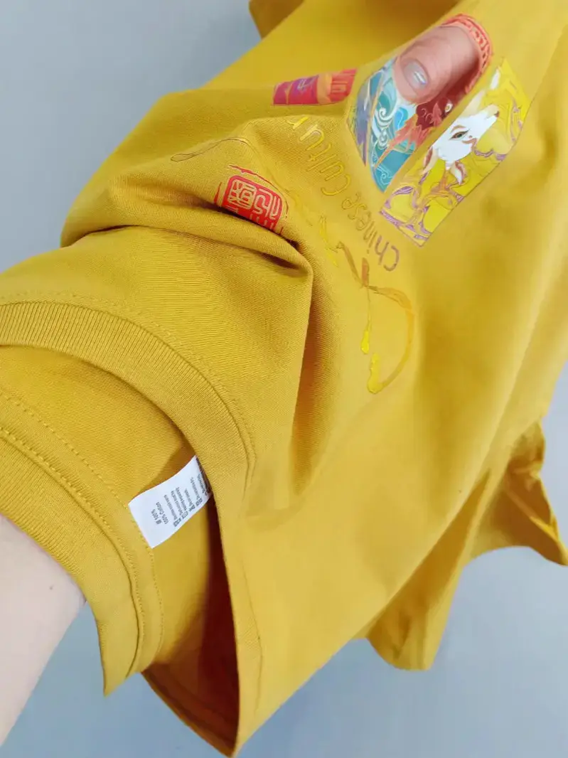 Custom-Made Work Clothes for Children, Cross-Border European Size Cultural Clothing, Pure Cotton Advertising Shirts, T-Shirts with Custom Printed Logos - Image 28
