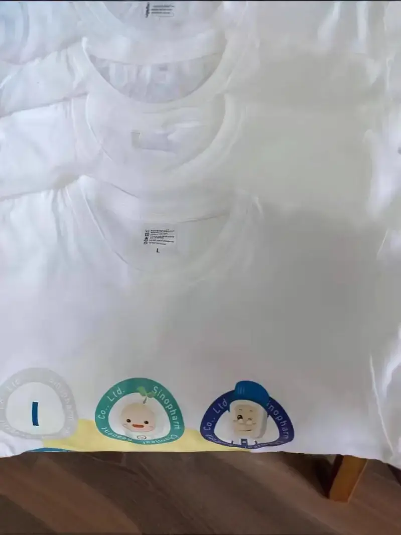 Custom-Made Work Clothes for Children, Cross-Border European Size Cultural Clothing, Pure Cotton Advertising Shirts, T-Shirts with Custom Printed Logos - Image 30
