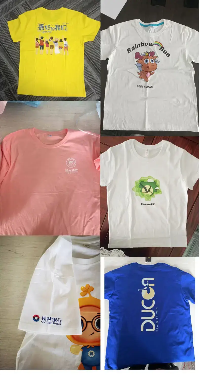 Custom-Made Work Clothes for Children, Cross-Border European Size Cultural Clothing, Pure Cotton Advertising Shirts, T-Shirts with Custom Printed Logos — feature 31
