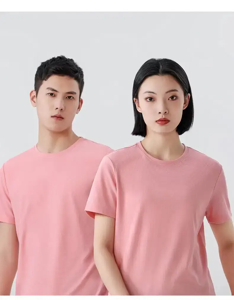 Custom-Made Work Clothes for Children, Cross-Border European Size Cultural Clothing, Pure Cotton Advertising Shirts, T-Shirts with Custom Printed Logos — feature 46