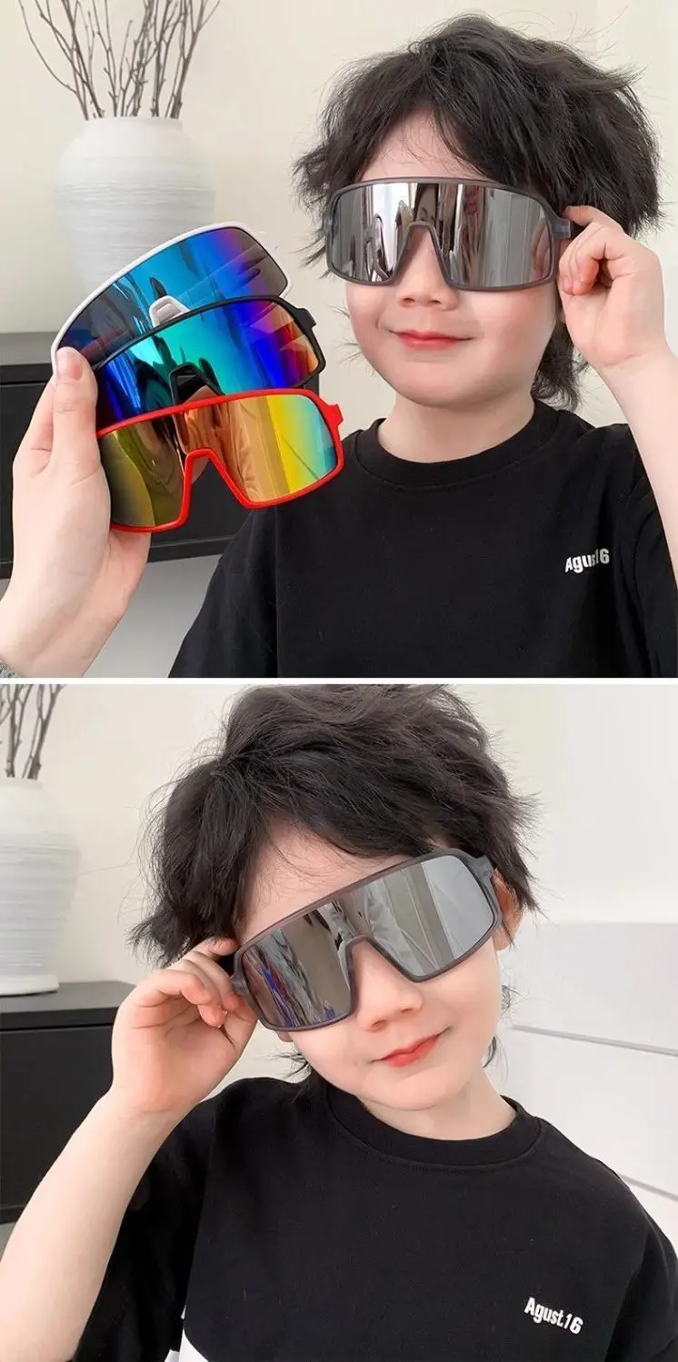 Kids Sunglasses Anti-UV Windproof Outdoor Sports Cycling — feature 1